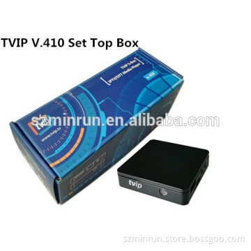 original mini TVIP V.410 iptv top-set box Support Android KK 4.4 or Linux TVIP Top Box Set